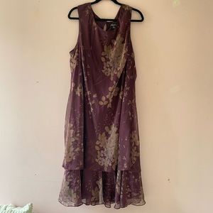 Fairy-core style floral dress